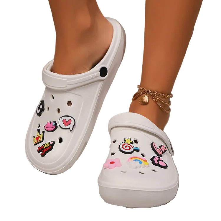 White Clogs