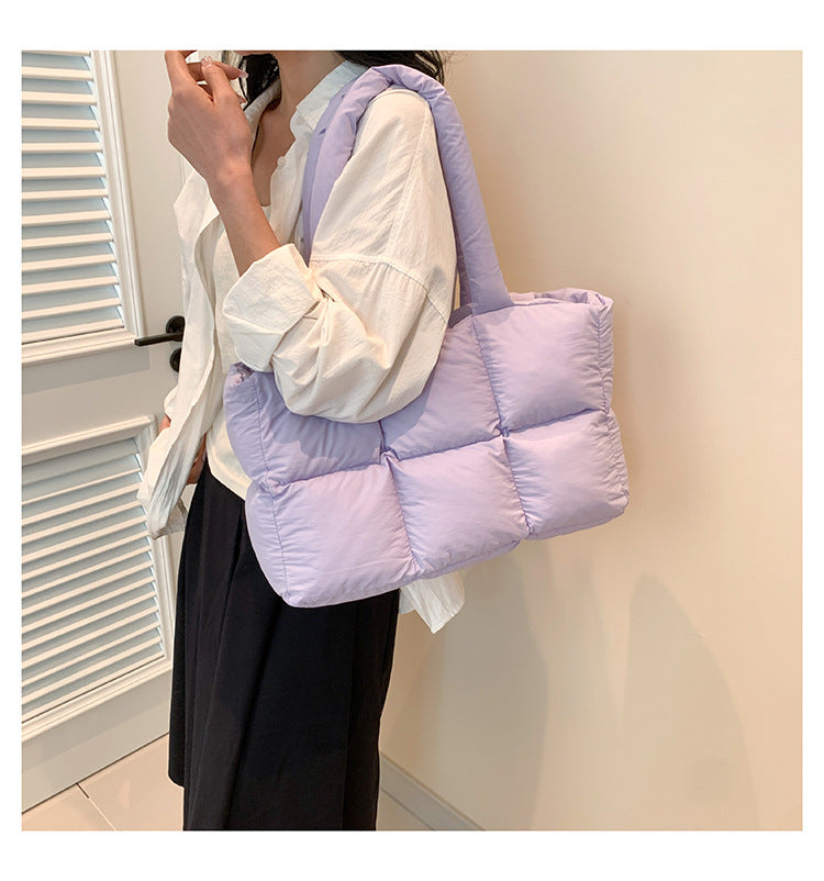 Purple  Tote Handbag