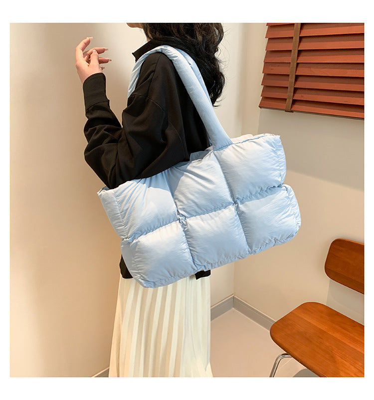 Blue  Tote Handbag