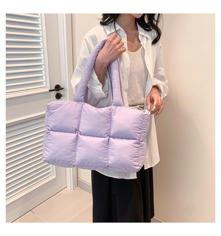 Purple  Tote Handbag