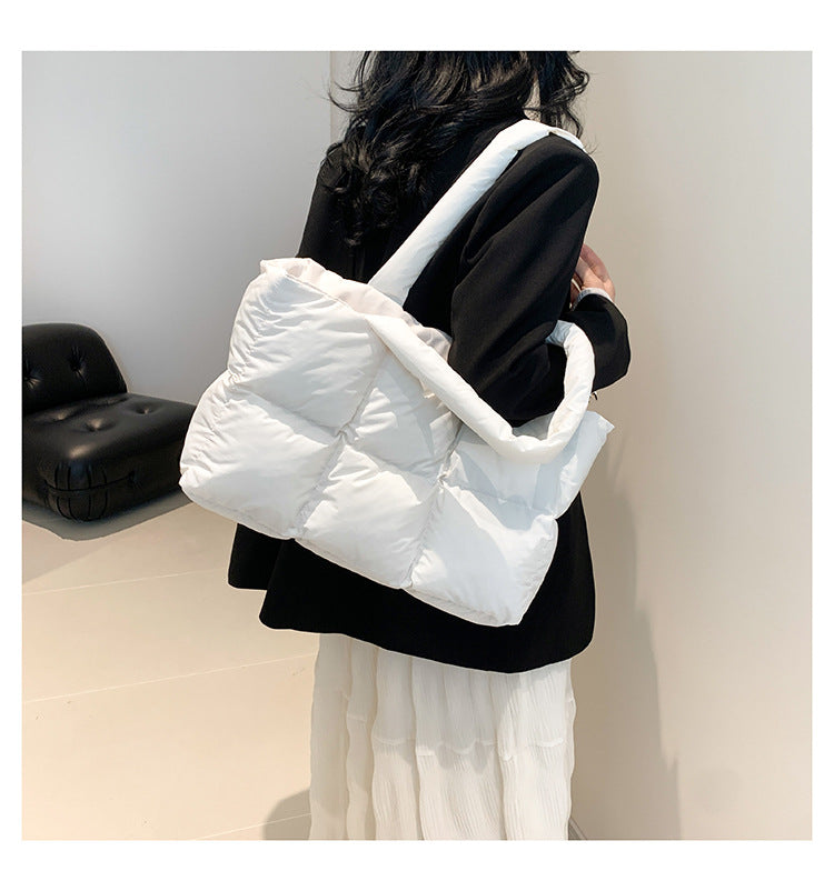 White Tote Handbag
