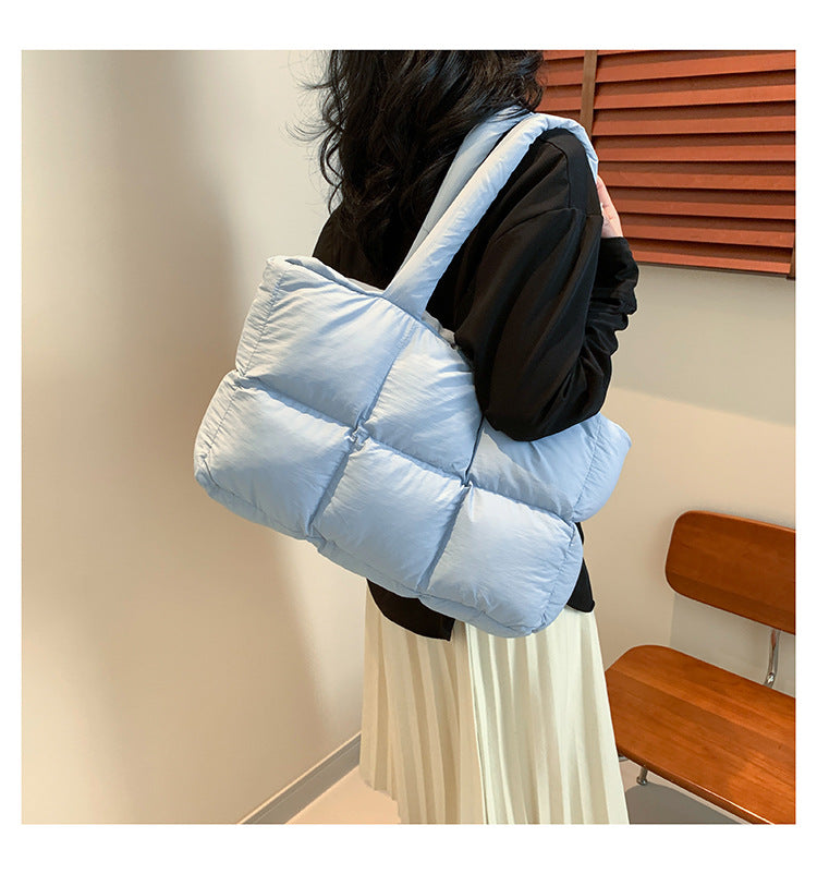Blue  Tote Handbag