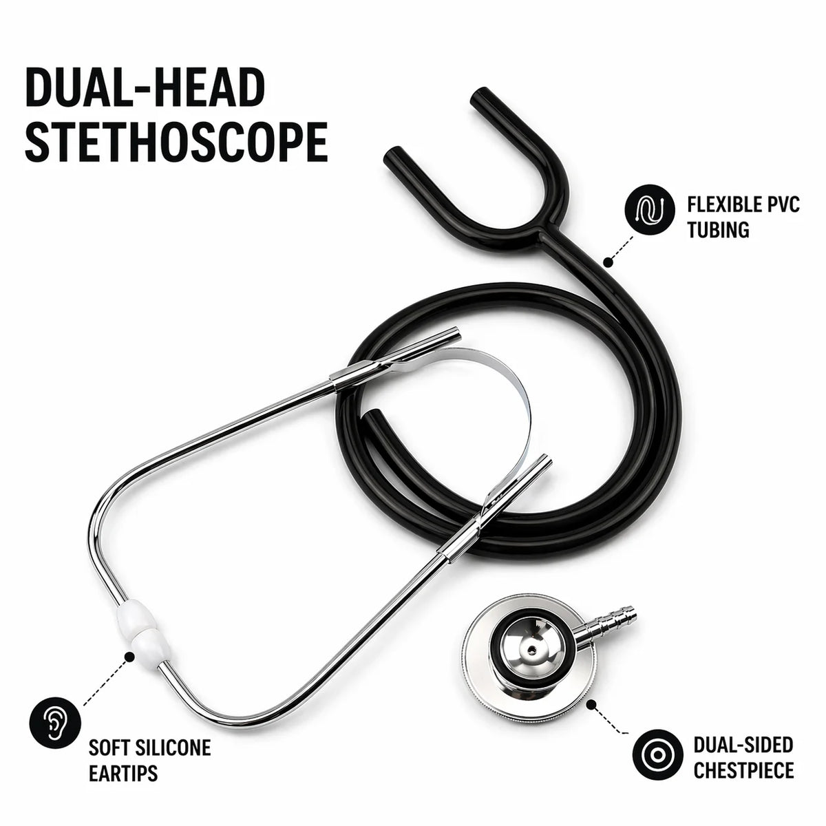 Red Medical Stethoscope