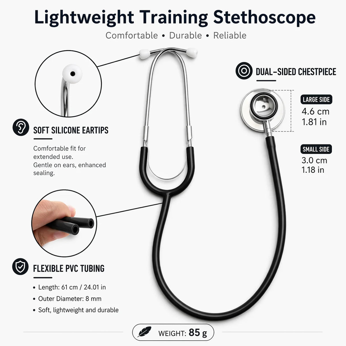Red Medical Stethoscope