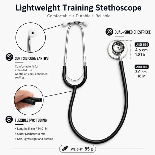 Basic Pink Medical Stethoscope