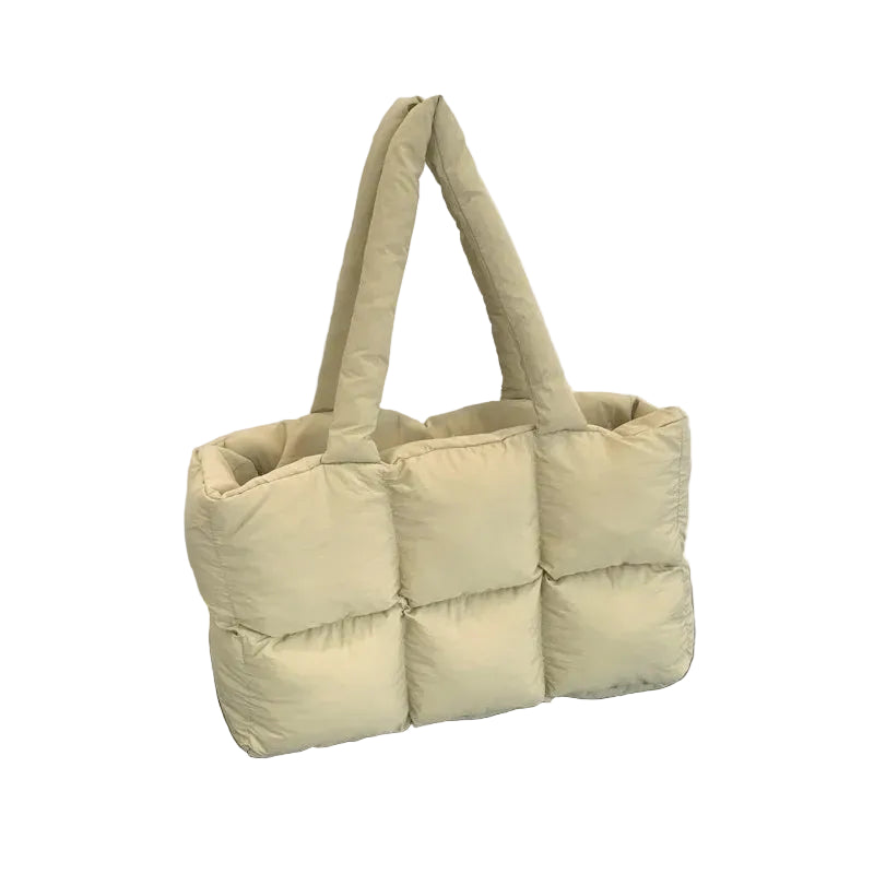 Khaki Tote Handbag